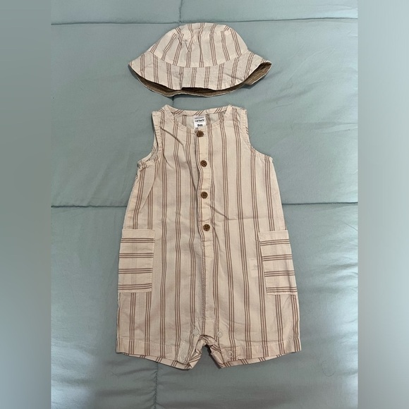 Carter's Baby 2-Piece Hat & Romper Set, 9 Months - Picture 1 of 8